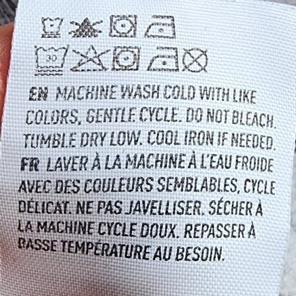 American Eagle Outfitters Gray Camo Crew Neck Jegging Fit Sweatshirt Size Small - Picture 11 of 15